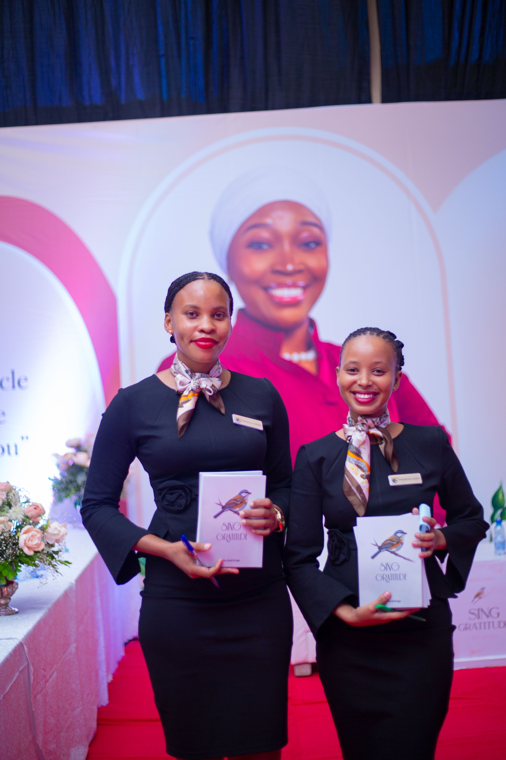 The Royal Hosts Tanzania served at official launch of the Sing Gratitude Book written by Aisha Kingu on May, 2026.